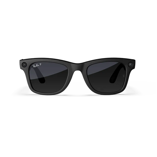 Ray-Ban Meta Wayfarer Gen 1 - Matte Black frame with Graphite Polarized Gradient lenses