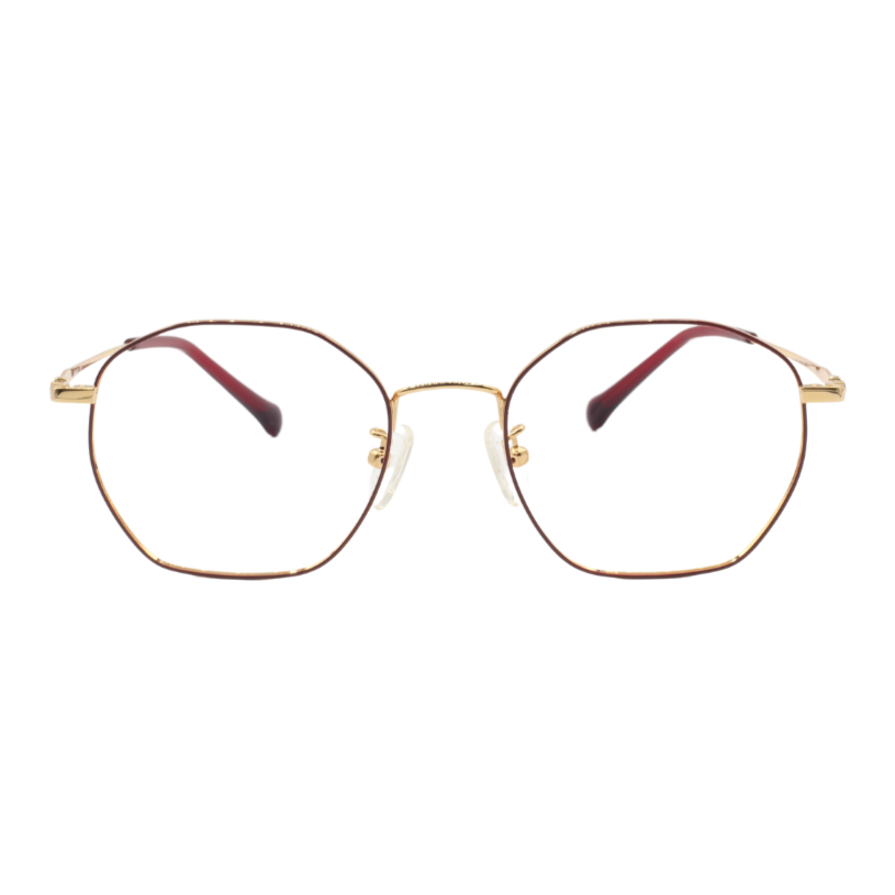 Metallic Prism Eyeglasses 8005