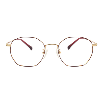 Metallic Prism Eyeglasses 8005