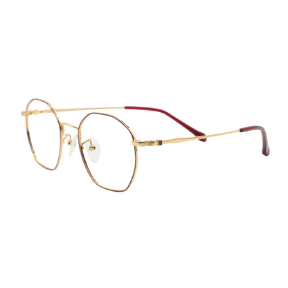 Metallic Prism Eyeglasses 8005