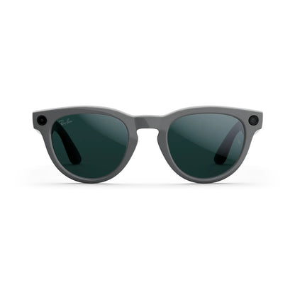 Ray-Ban Meta Headliner Gen 2 - Shiny Asteroid Grey frame with Clear Emerald lenses