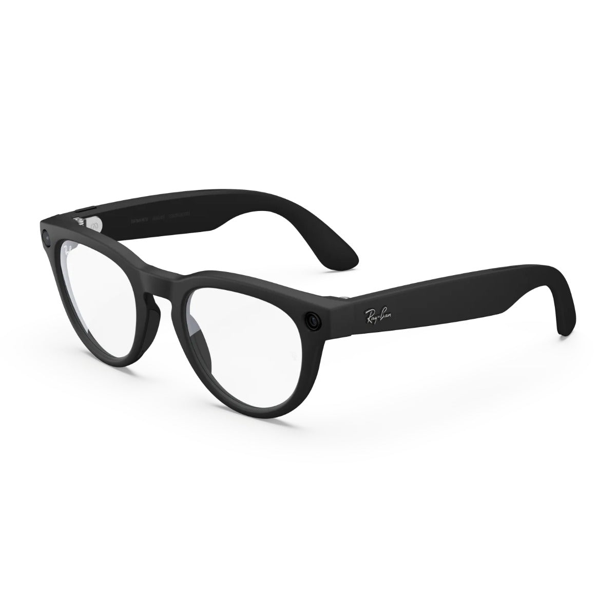 Ray-Ban Meta Headliner Gen 2 - Shiny Black frame with Clear lenses, angle 1