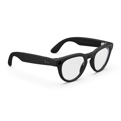 Ray-Ban Meta Headliner Gen 2 - Shiny Black frame with Clear lenses, angle 2