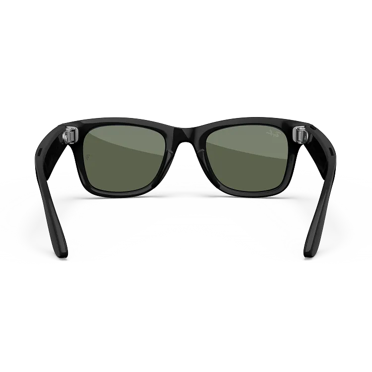Ray-Ban Meta Wayfarer Gen 1 Shiny Black/Green - rear view