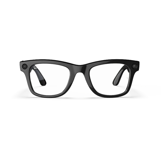 Ray-Ban Meta Wayfarer Gen 1 - Shiny Black frame with Clear lenses