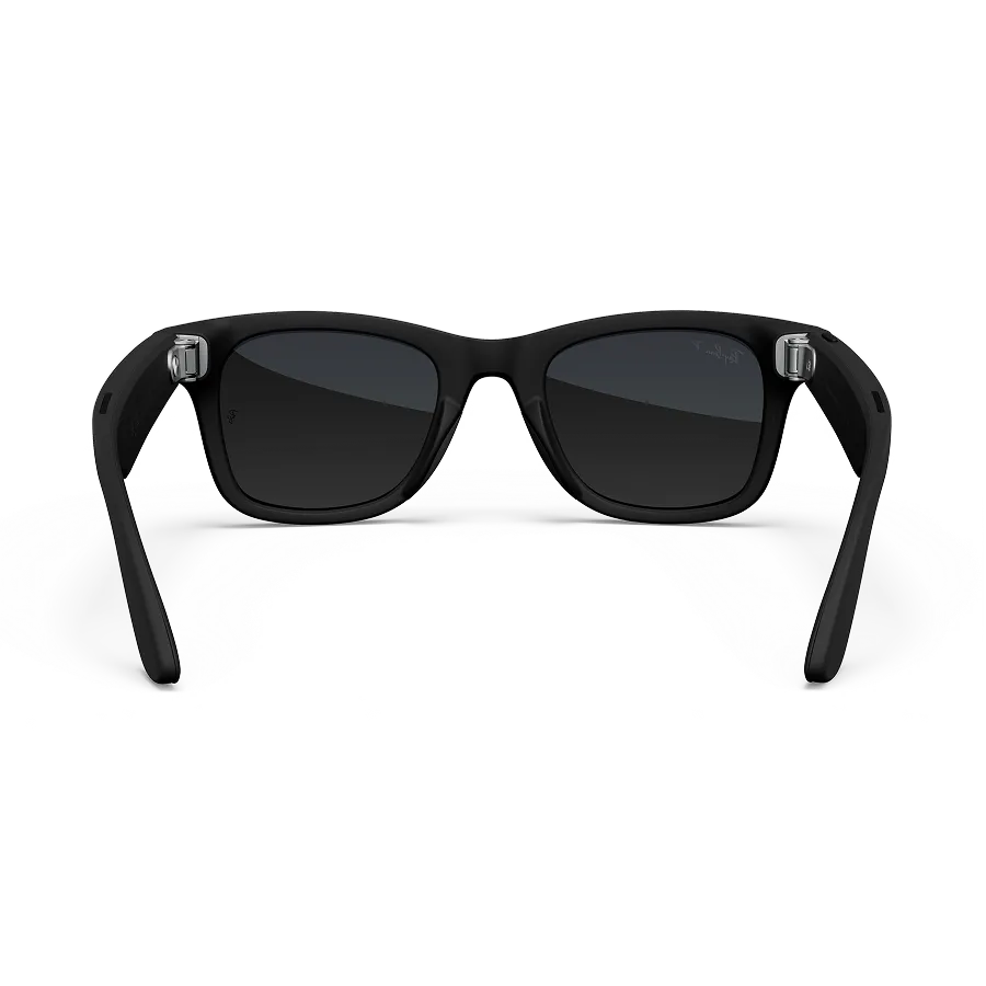 Ray-Ban Meta Wayfarer Gen 2 Matte Black/Polarized Graphite Gradient - rear view